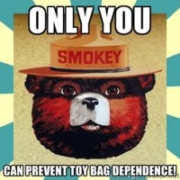 Smokey Toy Bag