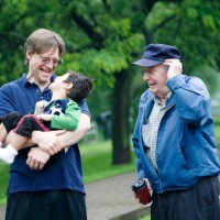 Three generations interacting together