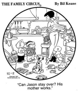 Family Circus Cartoon